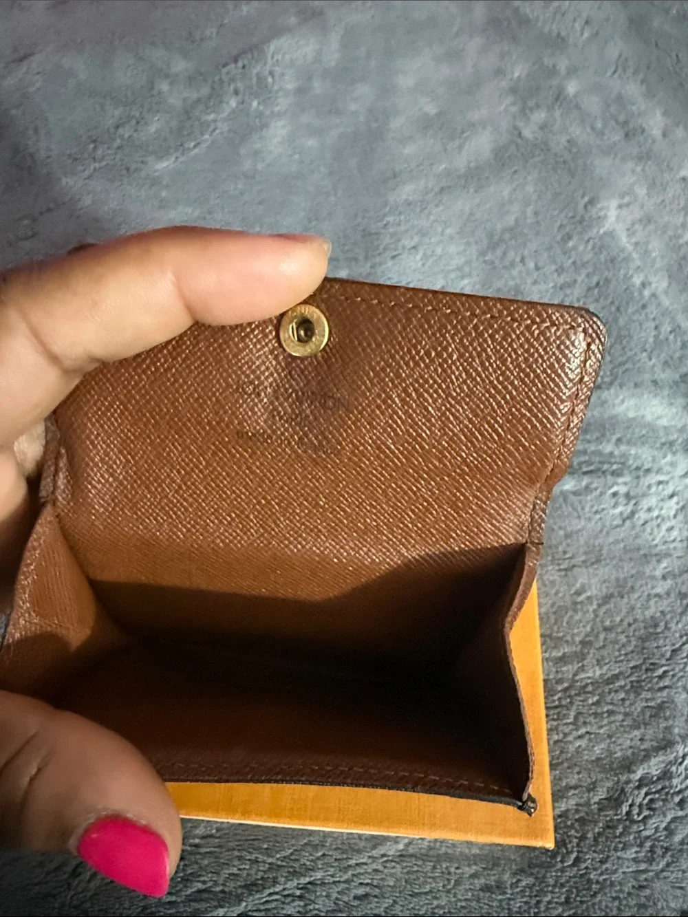 Louis Vuitton Monogram Compact Wallet in Brown and Gold